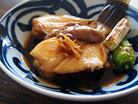 カワハギ煮付け