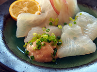 カワハギの肝和え