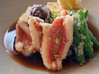 アカボラ揚げ出し