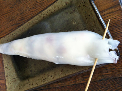 釣ってすぐできる、ヤリイカのピラフ