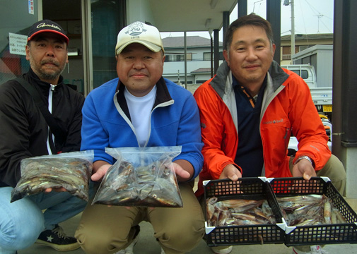 【5月6日】エボシ沖のムギイカ、今日もバリ乗り！　トップ60杯、次頭59杯！