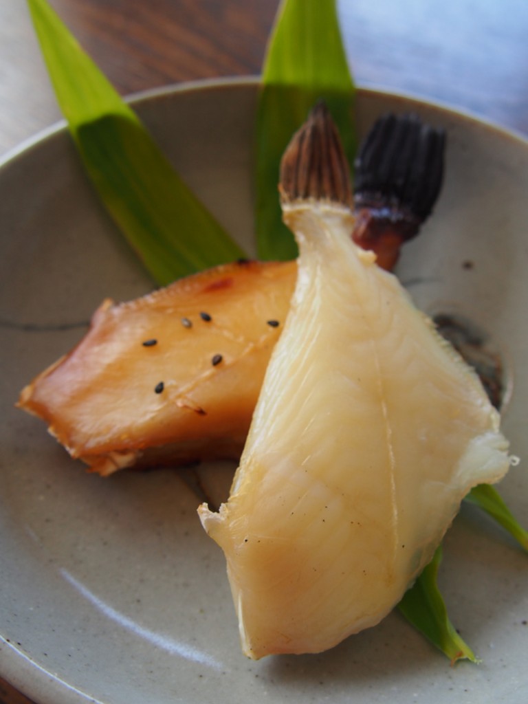 カワハギの干物と、みりん干し