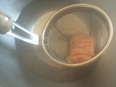 ホウボウの煮付け下処理