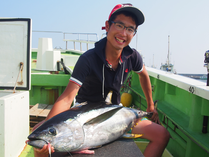 【速報】キハダのヒット3回。決めたのはエビング! 20.2キロをキャッチ!