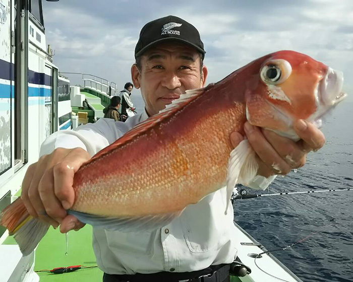 【速報】『ライトアマダイCUP』エントリーサイズ、40センチが2尾，43，50，55センチと、5尾もキャッチ！