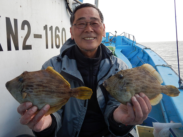 【1月22日】ライトアマダイ、トップ16尾。時に3人で次々ヒットも！