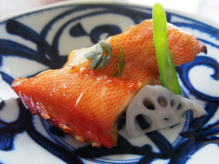 アコウの木の芽焼き