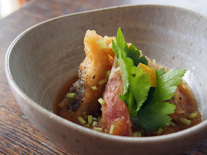 コチのみぞれあんかけ