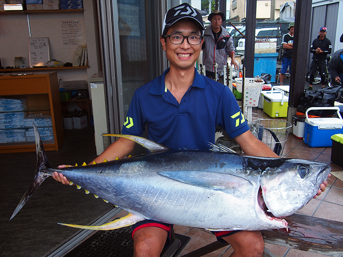 【8月27日】キハダマグロ6尾と量産。50尾の飛賞まで、あとわずか。コマセキハダXディの詳細はここで。