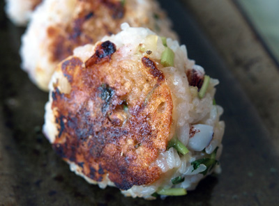 OLYMPUS DIGITAL CAMERA マルイカとチーズの焼きおにぎり