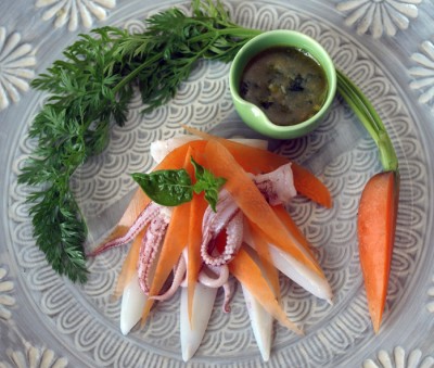 OLYMPUS DIGITAL CAMERA マルイカとにんじんのバジルみそ